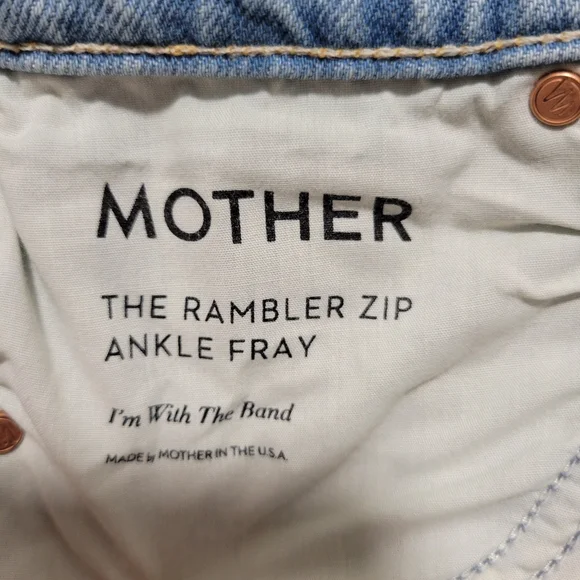 MOTHER The Rambler Zip Ankle Fray Jeans - Picture 10 of 10